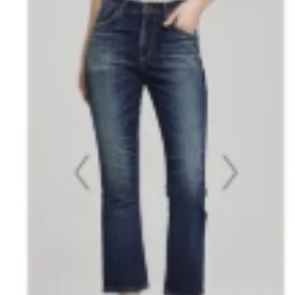 Citizens of Humanity Fleetwood Crop High Rise Flare Sz 28 - Picture 2 of 14